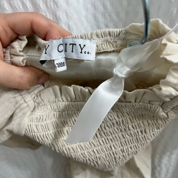 Ivy City romper in CREAM - Picture 3 of 3